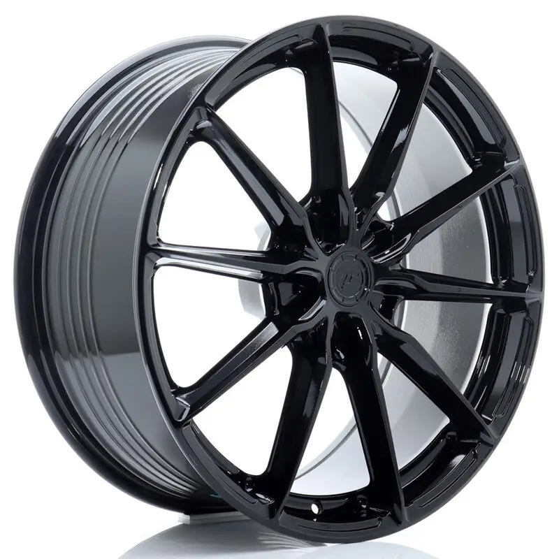 Japan Racing JR-37 Extreme Concave 21x10" (5 trous - sur mesure) ET10-64, Noir / Brillant Nouvel Arrivage