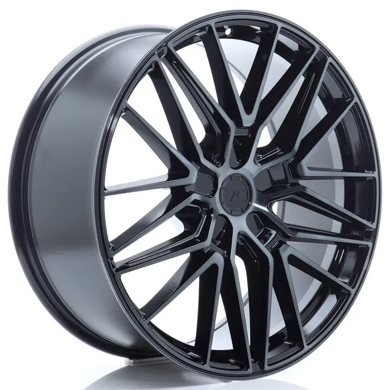 Japan Racing JR-38 21x9.5" (5 trous - sur mesure) ET14-58, Noir Mat & Brillant Jusqu’à Épuisement Des Stocks