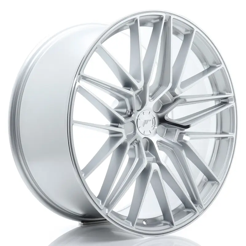 Prix Bas Japan Racing JR-38 22x9.5" (5 trous - sur mesure) ET0-35, Gris Argenté / Poli
