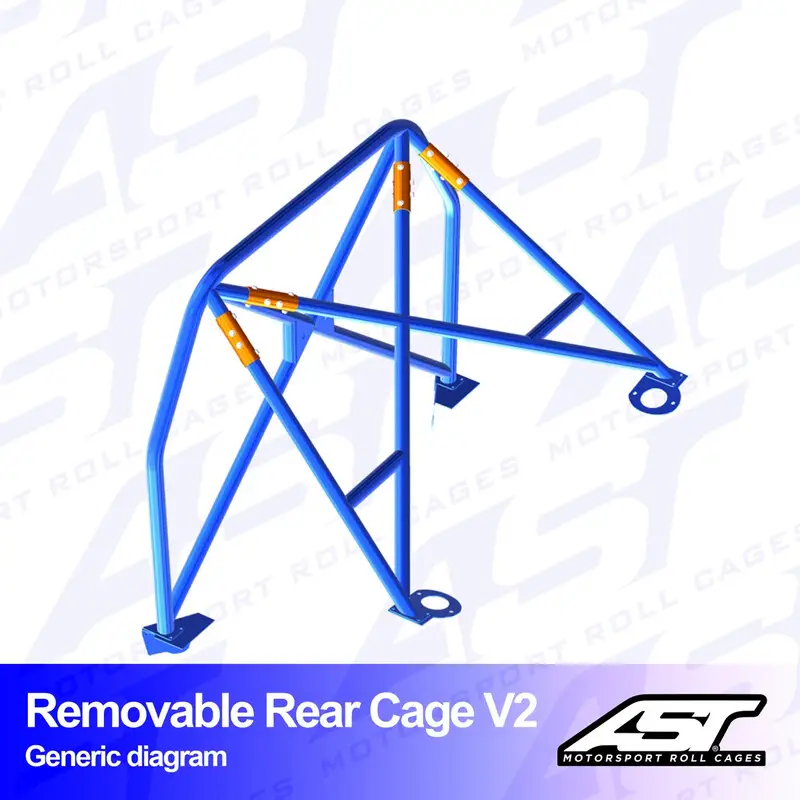 Meilleur Prix Demi-Arceau à Boulonner AST Rollcages V2 Démontable pour Tesla Model 3