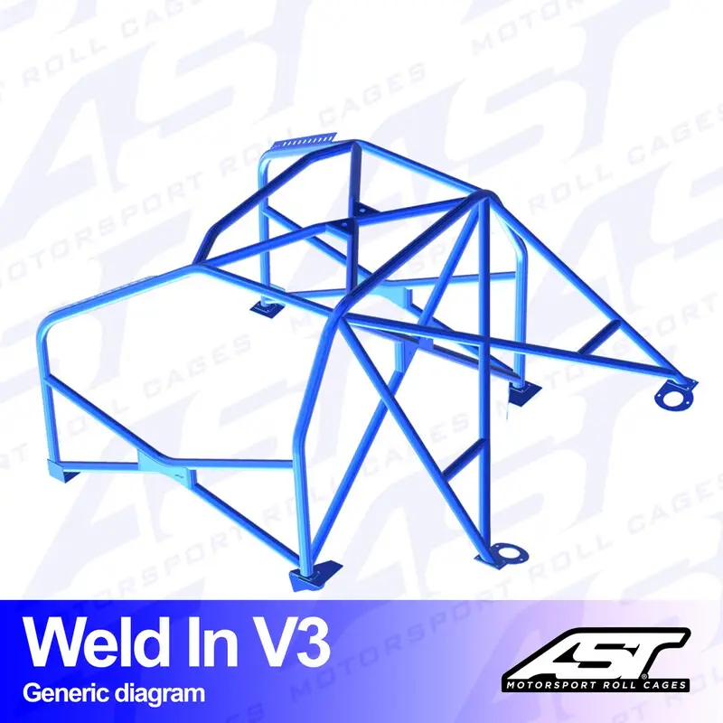 Super Prix Arceau 8 Points à Souder AST Rollcages V3 pour Volvo 945