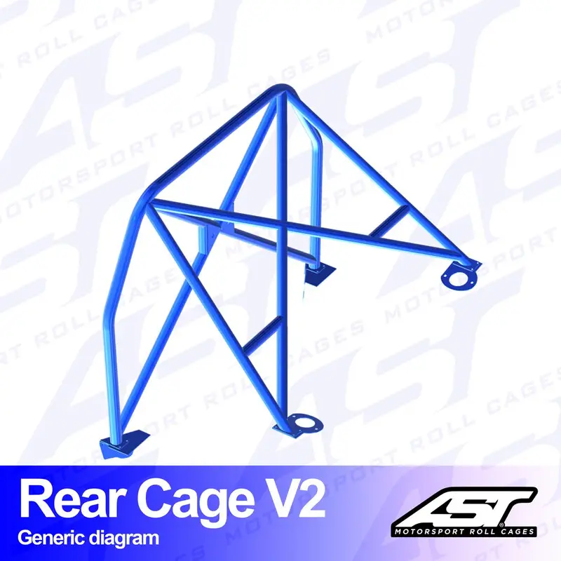 Demi-Arceau à Boulonner AST Rollcages V2 pour Nissan Micra / March (K11) Top Vente