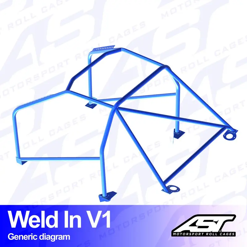 Arceau 8 Points à Souder AST Rollcages V1 pour Alfa 147 Livraison Express
