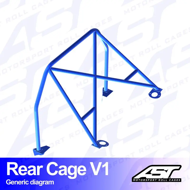 Demi-Arceau à Boulonner AST Rollcages V1 pour Honda S2000 Livraison Express