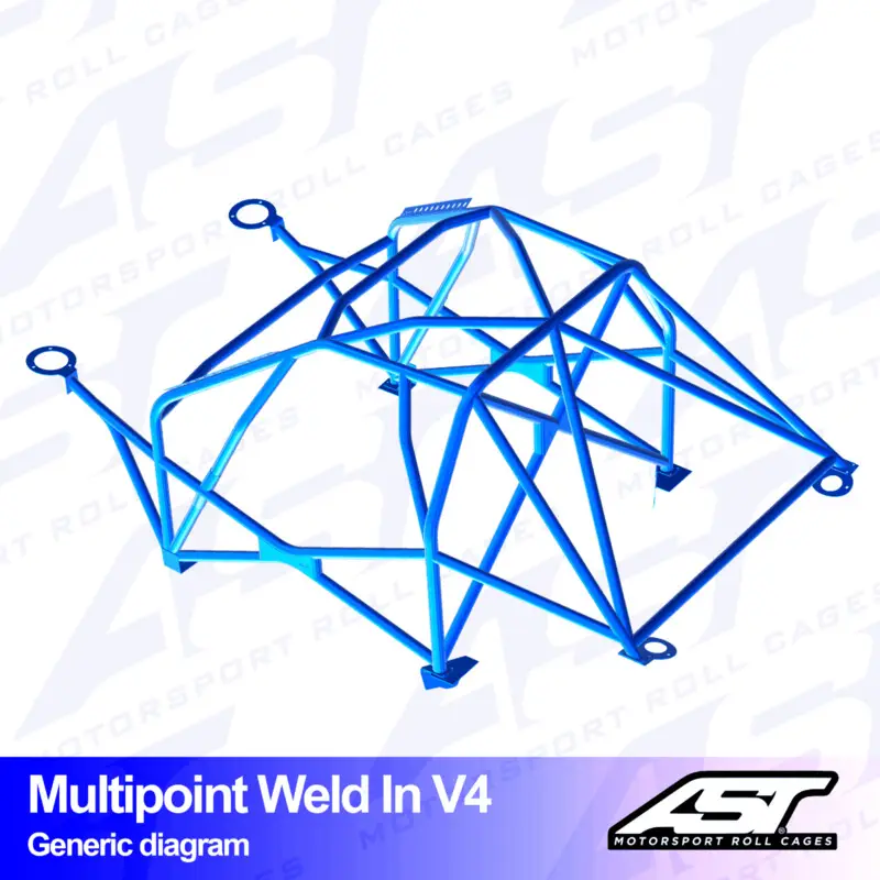 Arceau 10 Points à Souder AST Rollcages V4 pour Honda S2000 Paiement Sécurisé