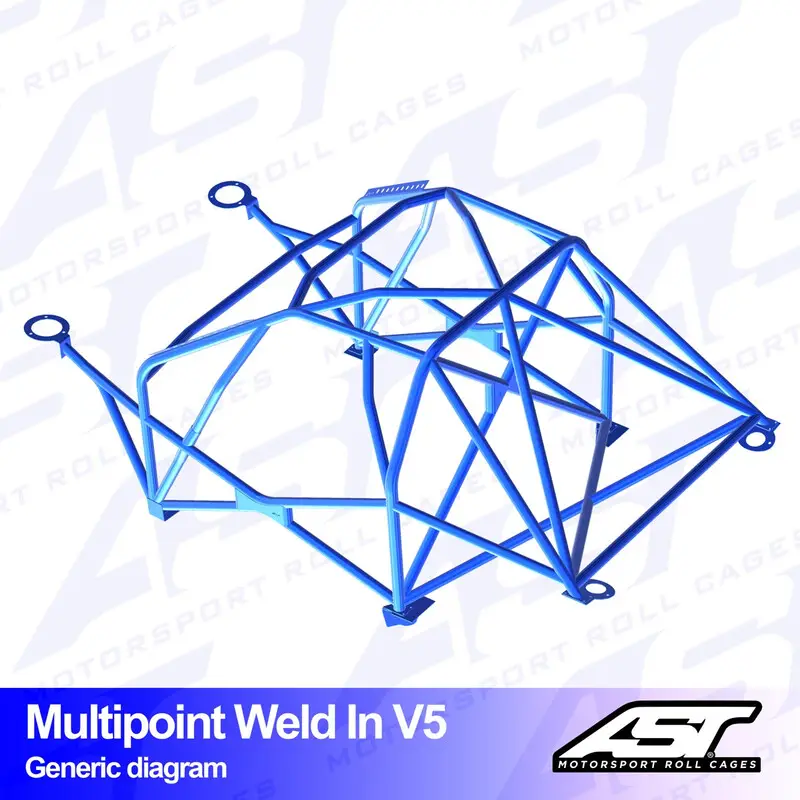 Arceau 10 Points à Souder AST Rollcages V5 pour Porsche Boxster (986) Prix Promo
