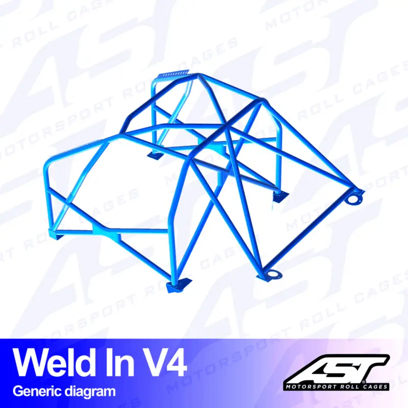 Usine Directe Arceau 8 Points à Souder AST Rollcages V4 pour Honda S2000