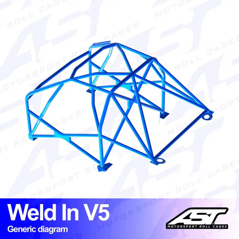 Arceau 8 Points à Souder AST Rollcages V5 pour Honda S2000 Vente Flash
