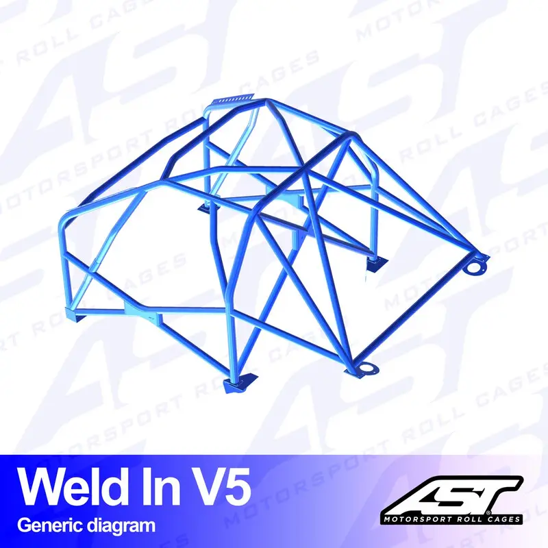 Arceau 8 Points à Souder AST Rollcages V5 pour Porsche Boxster (986) Commander Vite