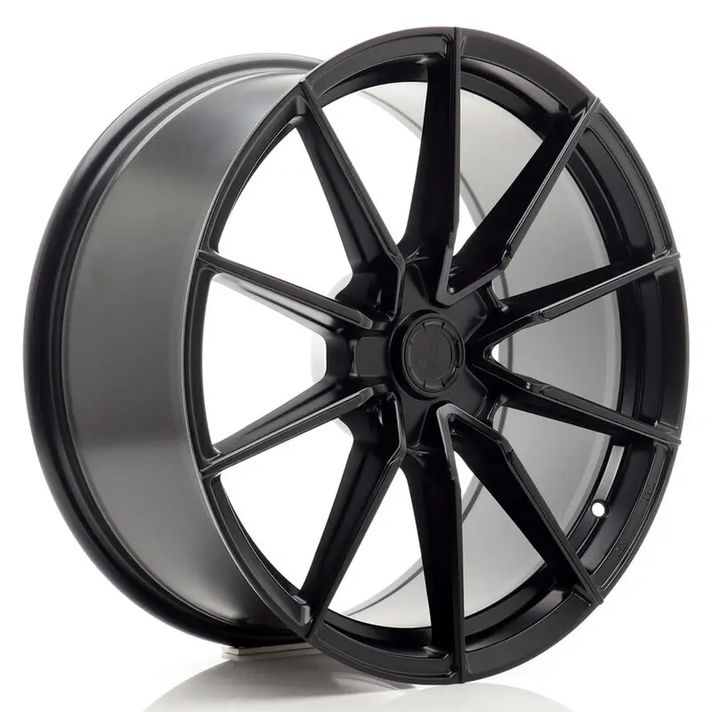 Japan Racing SL-02 Super Light 19x8" (5 trous - sur mesure) ET40, Noir Mat Satisfait Ou Remboursé
