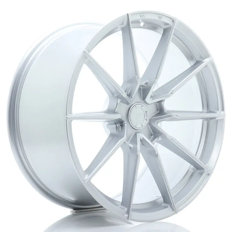 Super Prix Japan Racing SL-02 Super Light 19x9.5" (5 trous - sur mesure) ET20-45, Gris Argenté / Poli