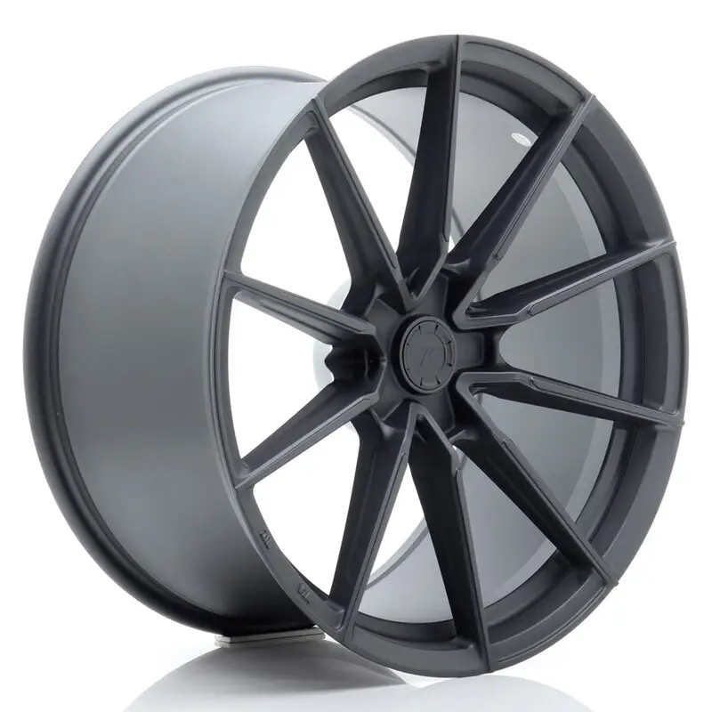 Livraison Gratuite Japan Racing SL-02 Super Light 20x10.5" (5 trous - sur mesure) ET15-45, Gunmetal