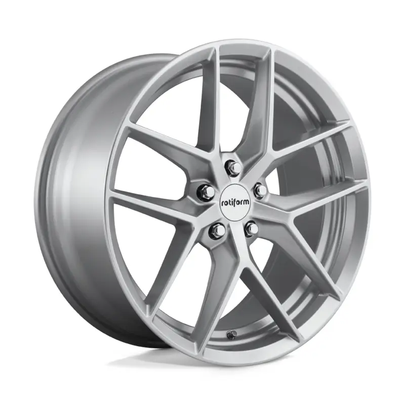 Bon Marché Rotiform FLG 18X8.5 5x112 ET45, Gris Argenté Brillant