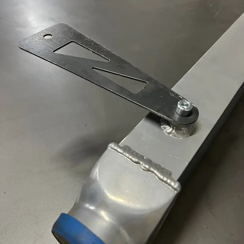 Usine Directe Platines de Fixation pour Echangeur ou Radiateur d'Huile - 20 cm