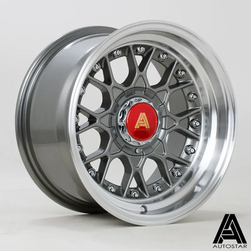 Autostar Sprint 15x8" 4x100/114.3 ET0, Gunmetal Nouvelle Collection