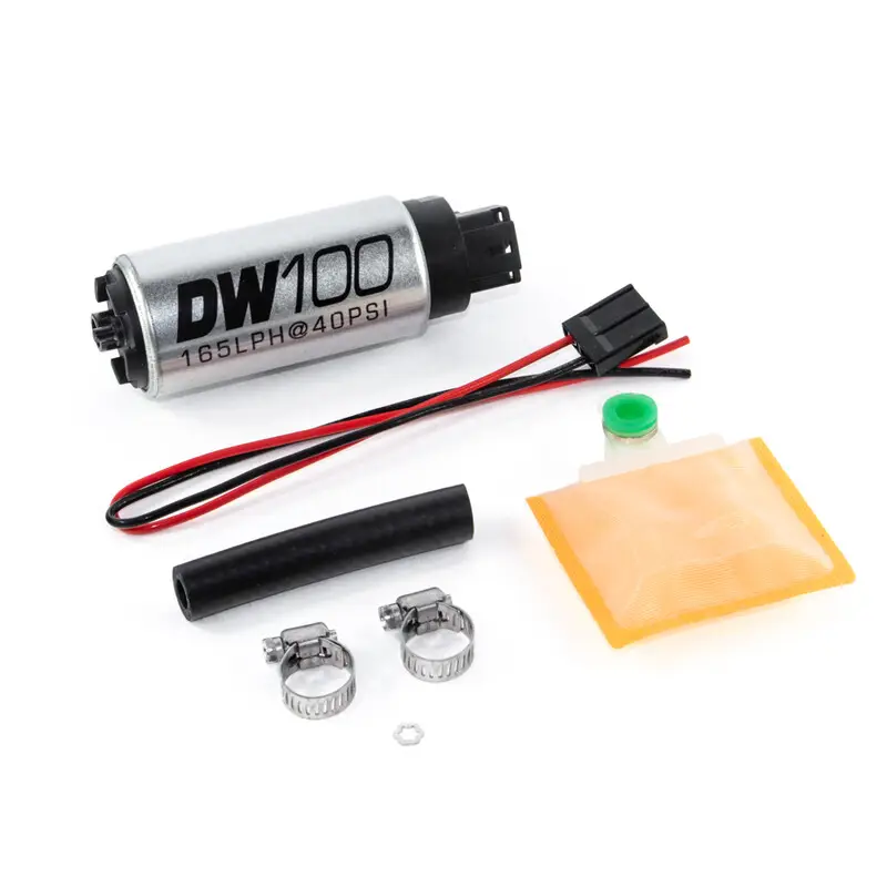 Offre Spéciale Pompe à Essence Deatschwerks DW100 165 L/h E85, Kit d'Installation Universel