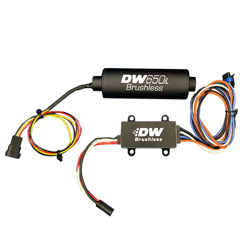 Vente Directe Pompe à Essence Deatschwerks DW650iL 650 L/h E85 avec Contrôleur PWM