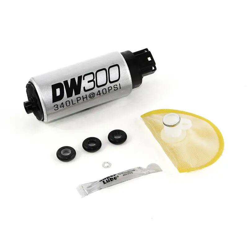 Must-Have Pompe à Essence Deatschwerks DW300 340 L/h E85 pour Nissan 350Z, Infiniti G35 (03-08), Subaru Legacy GT (10+)