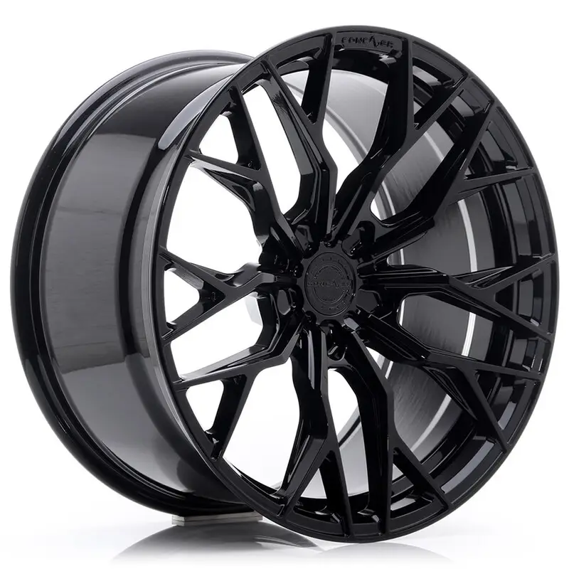 Populaire Concaver CVR1 22x9.5" (5 trous - sur mesure) ET14-60, Noir Platine