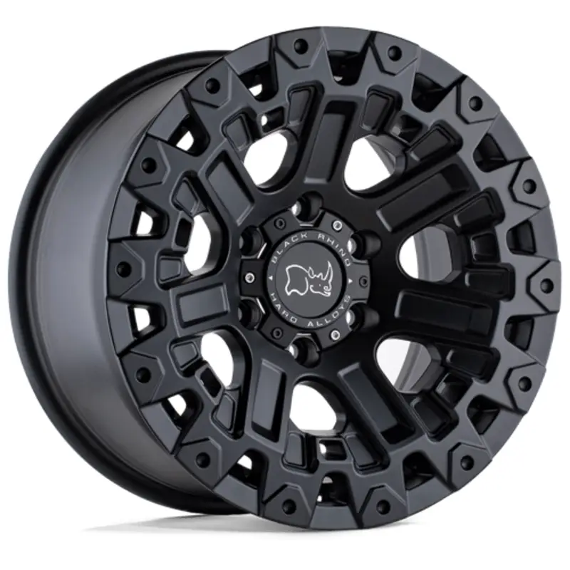 Seulement Aujourd’hui Black Rhino Ozark 17X9.5 6x139.7 ET-18, Noir Mat