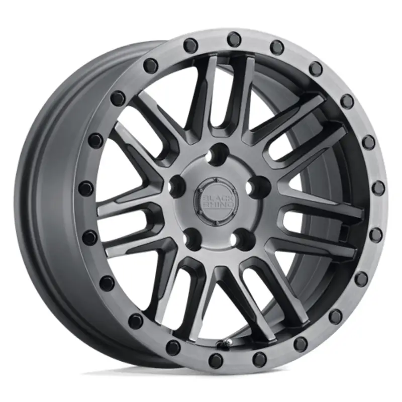 Black Rhino Arches 18X8 5x127 ET30, Gunmetal Brossé Commander Vite