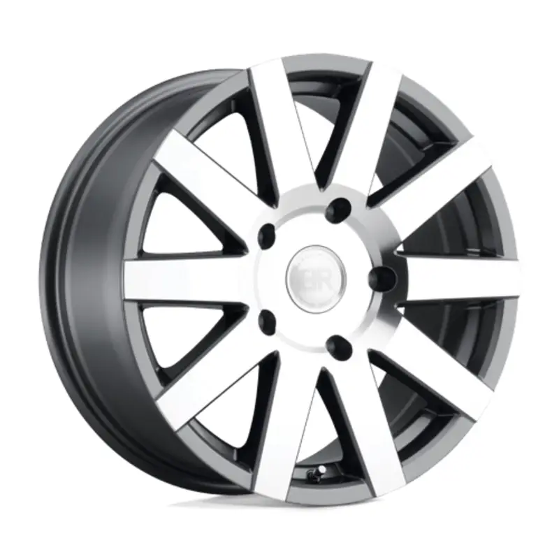 Offre Spéciale Black Rhino Journey 18X8 5x130 ET48, Gunmetal, Face Polie Miroir