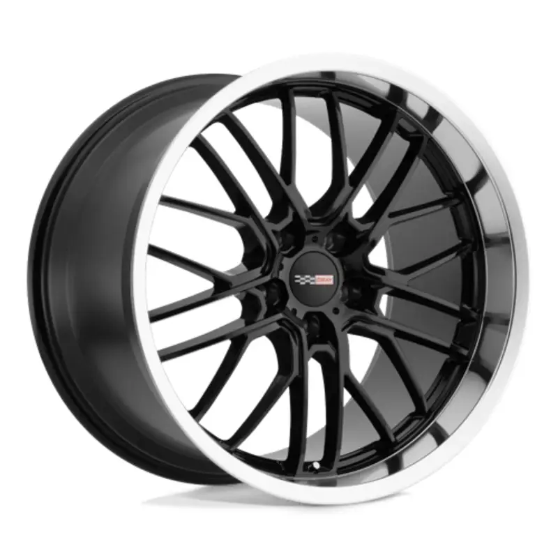 Offre Du Jour Cray Eagle 18x9 5x120.65 ET50, Noir Brillant, Rebord Poli Miroir