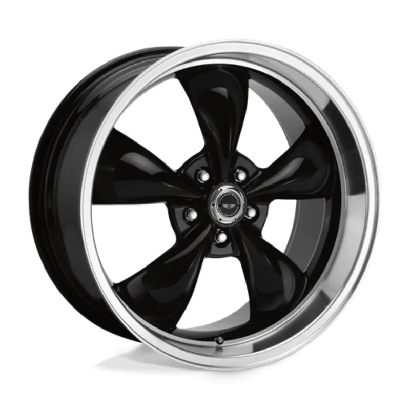 Soldes American Racing AR105 Torq Thrust M 17X7 5x114.3 ET0, Noir Brillant, Rebord Poli