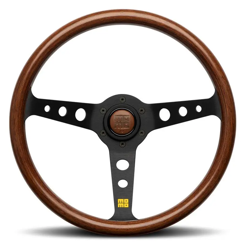 Meilleur Prix Volant Momo Mod. 07 Heritage Tulipé (72 mm), Bois, Branches Noires - 35 cm