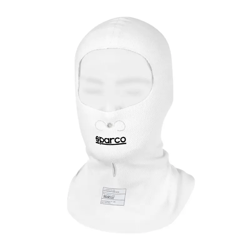 Offre Spéciale Cagoule Sparco Pista - Blanche (FIA)