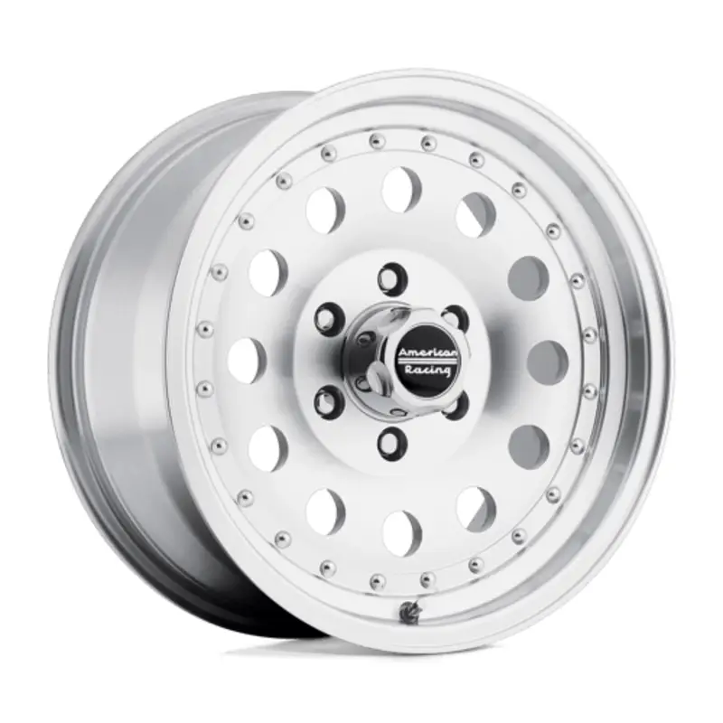 Dernier Modèle American Racing AR62 Outlaw II 17X8 6x139.7 ET18, Gris Argenté Poli