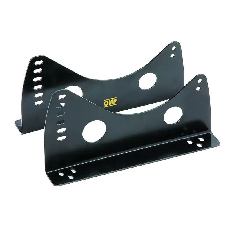 Kit Fixations Latérales Universelles "Low" OMP pour Siège Baquet (Acier), 350mm Meilleur Choix