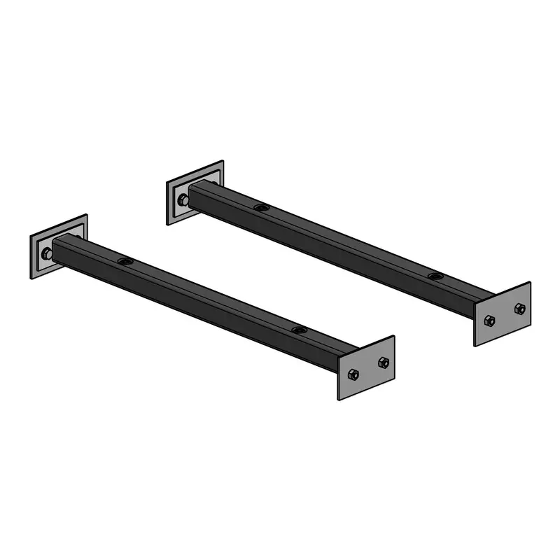 Promotion Saisonnière Kit Fixations Latérales Universelles OMP pour Siège Baquet à fixation par le dessous (Aluminium)