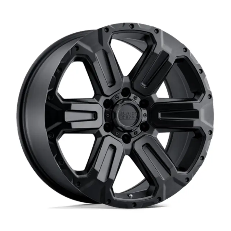 Black Rhino Wanaka 20X9 6x139.7 ET12, Noir Mat Soldes