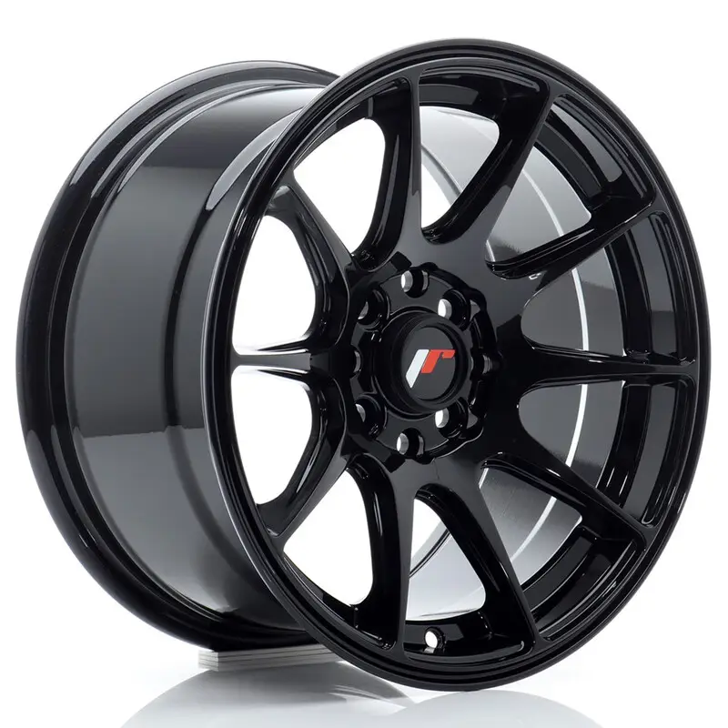 Japan Racing JR-11 15x8" 4x100/108 ET25, Noir Brillant Produit De Marque