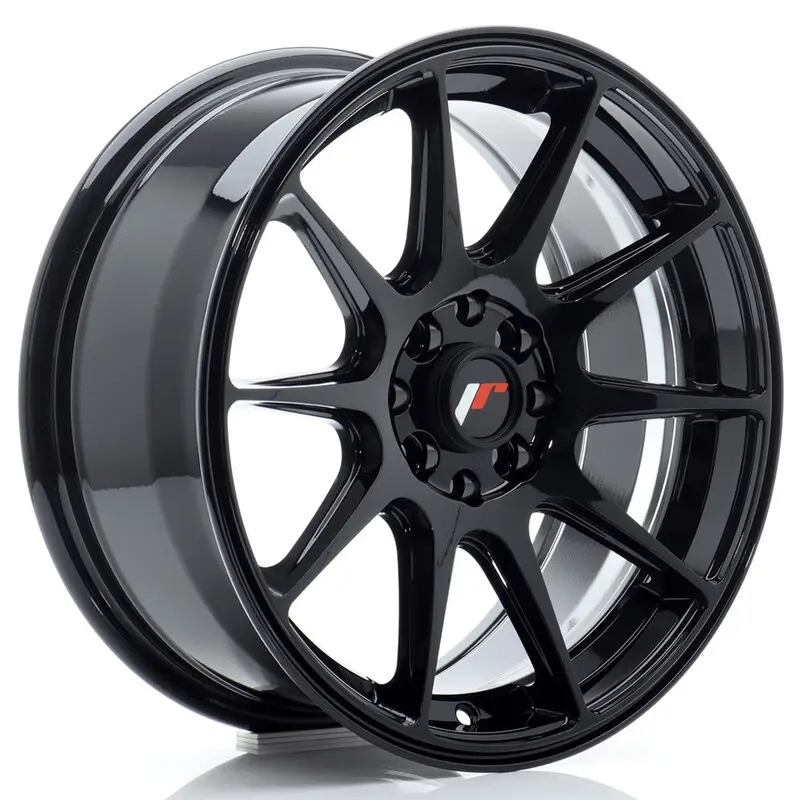 Acheter En Ligne Japan Racing JR-11 16x7" 4x100/114.3 ET30, Noir Brillant