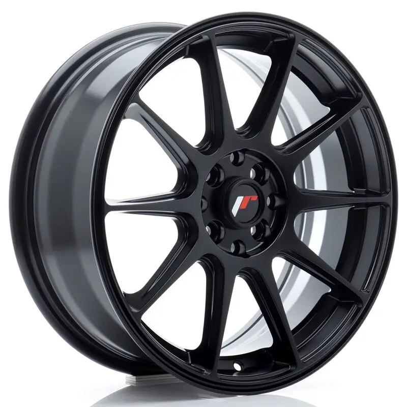 Vente Flash Japan Racing JR-11 17x7" 4x100/114.3 ET35, Noir Mat