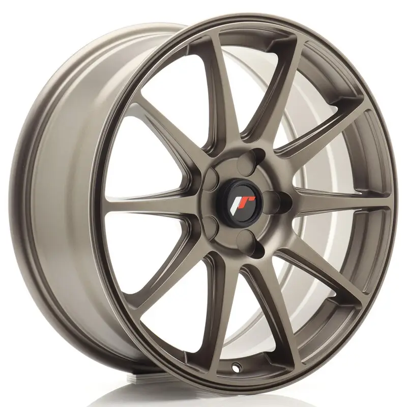 Japan Racing JR-11 18x7.5" (5 trous - sur mesure) ET20-40, Bronze Marque