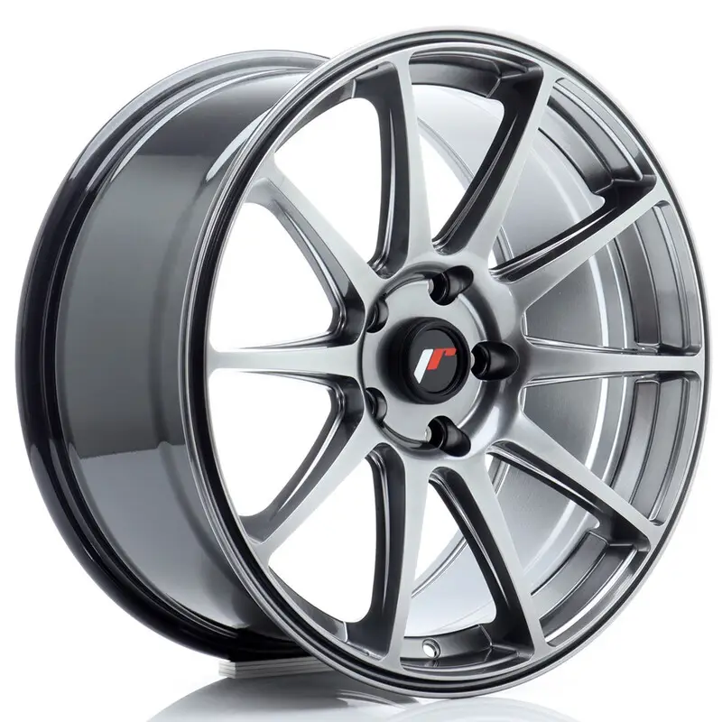 Japan Racing JR-11 18x8.5" 5x100 ET35, Hyper Black Paiement Sécurisé