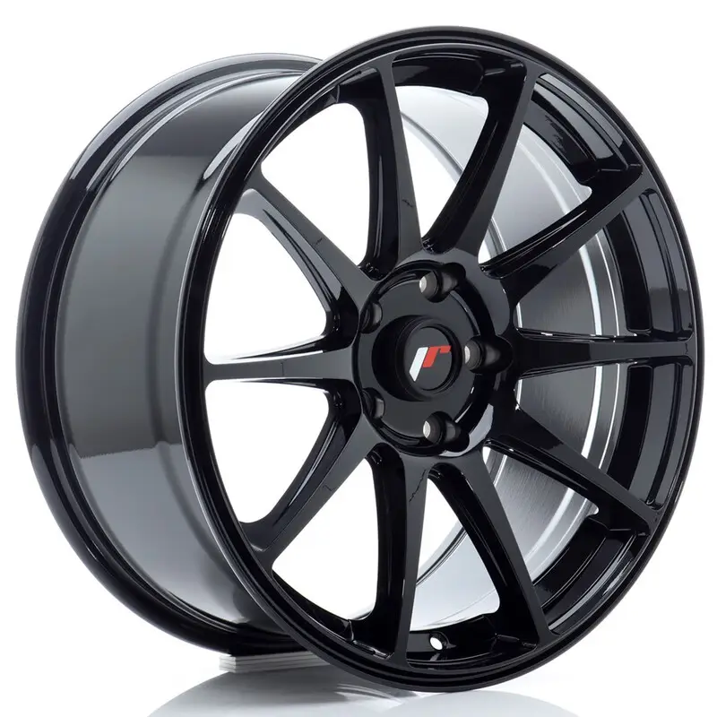 Japan Racing JR-11 18x8.5" 5x120 ET35, Noir Brillant Meilleur Prix