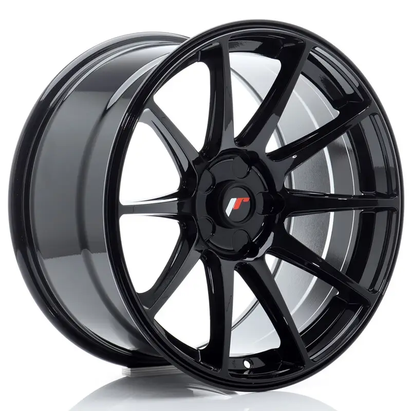 Achat Immédiat Japan Racing JR-11 Extreme Concave 18x9.5" (5 trous - sur mesure) ET20-30, Noir Brillant