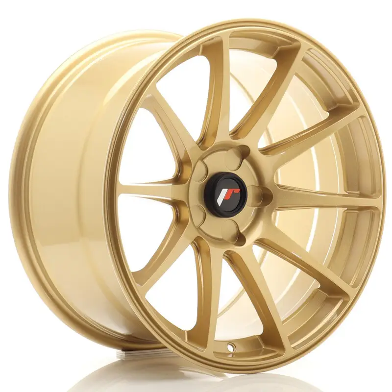 Japan Racing JR-11 Extreme Concave 18x9.5" (5 trous - sur mesure) ET20-30, Or / Doré Offre Exclusive