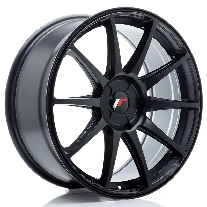 Commander Maintenant Japan Racing JR-11 19x8.5" (5 trous - sur mesure) ET20-42, Noir Mat