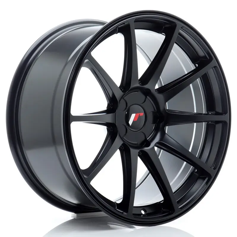 Commande En Gros Japan Racing JR-11 Extreme Concave 19x9.5" (5 trous - sur mesure) ET15-35, Noir Mat