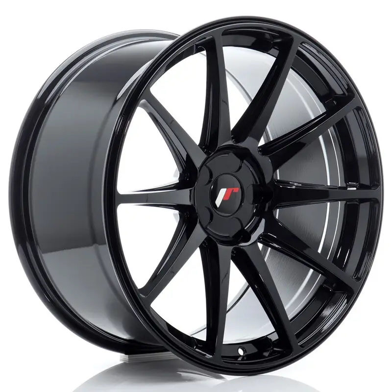 Japan Racing JR-11 Extreme Concave 20x10" (5 trous - sur mesure) ET20-40, Noir Brillant Prix Choc