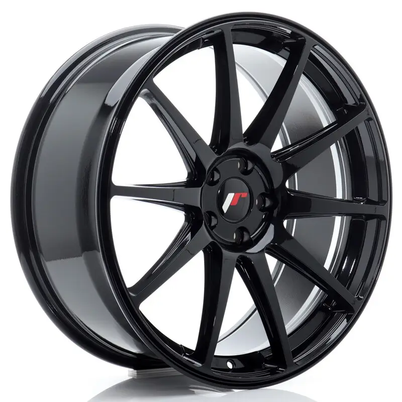Remise Japan Racing JR-11 20x8.5" 5x112 ET35, Noir Brillant