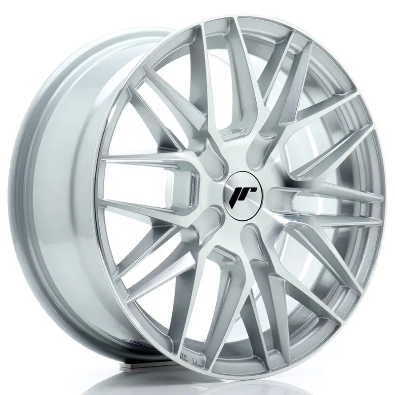 Expédié Aujourd’hui Japan Racing JR-28 16x7" (4 & 5 trous - sur mesure) ET20-40, Gris Argenté