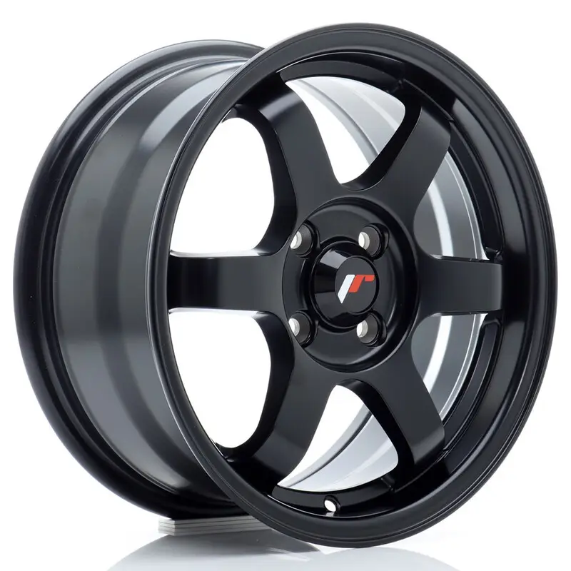 Japan Racing JR-3 15x7" 4x100 ET40, Noir Mat Nouvel Arrivage