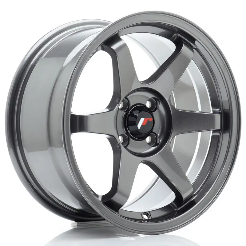 Japan Racing JR-3 16x8" 4x100 ET25, Gunmetal Prix Bas