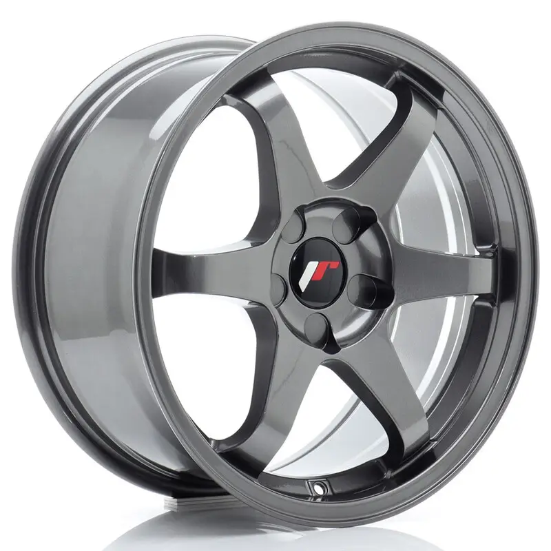 Japan Racing JR-3 17x8" (5 trous - sur mesure) ET20-35, Gunmetal Populaire